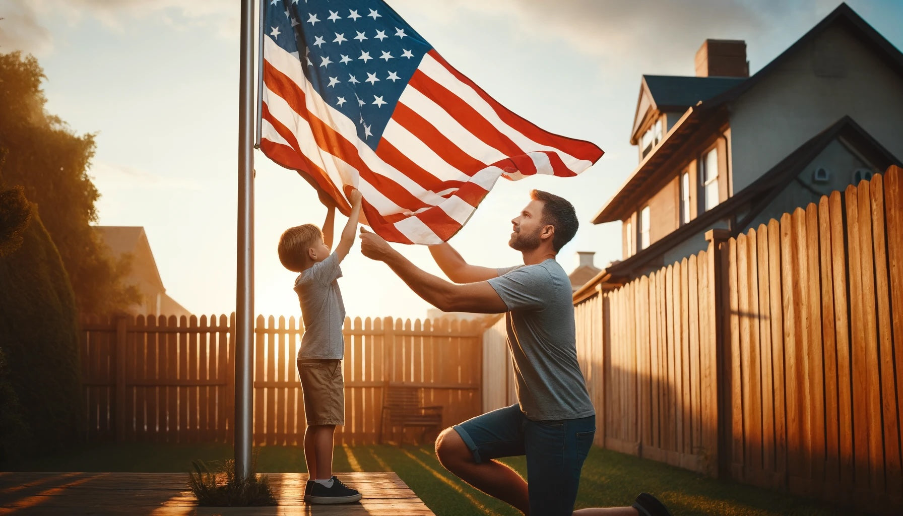 A Tribute to Patriotic Dads on Father's Day 2024 – Grand Flag Co.